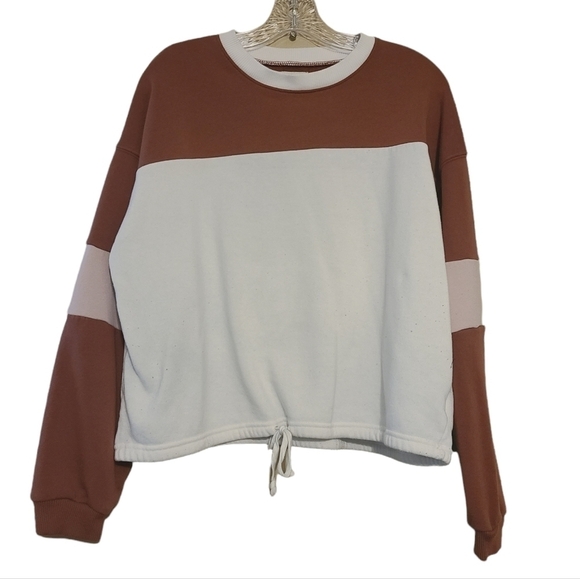 American Eagle | Women's Colorblock Crewneck Sweatshirt (Size Medium) - Picture 1 of 10